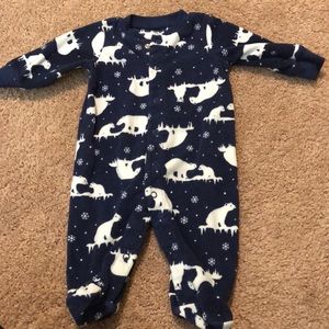 Fleece onesie